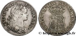 LOUIS XV  THE WELL-BELOVED  Écu dit  de France-Navarre  1718 Paris AU/AU