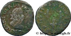 LA LIGUE. MONNAYAGE AU NOM D HENRI III Double tournois, type de Toulouse 1592 Toulouse