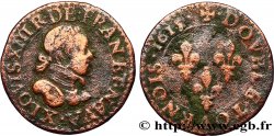LOUIS XIII Double tournois, type 2 1615 Amiens