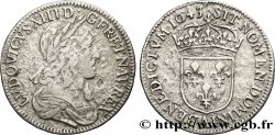 LOUIS XIII LE JUSTE Quart d écu, buste drapé et cuirassé (2e buste de Jean Warin) 1643 Paris, Monnaie du Louvre