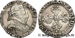 HENRI III Demi-franc au col plat 1582 Bordeaux