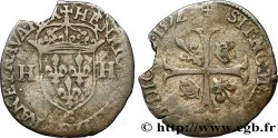 HENRI IV LE GRAND Douzain aux deux H, 2e type 1592 Saint-Lô