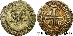 CHARLES VIII Blanc à la couronne n.d. Bourges TB+