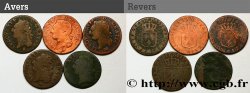 LOUIS XVI Demi-sol dit “à l écu”, lot de 5 ex. n.d. Ateliers divers