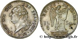 LOUIS XVI 15 sols dit  au génie , type FRANÇOIS 1791 Paris AU