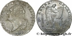 LOUIS XVI Écu dit  au génie , type FRANÇOIS 1793 Bayonne XF/AU