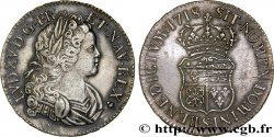 LOUIS XV  THE WELL-BELOVED  Écu de Navarre 1718 Reims AU