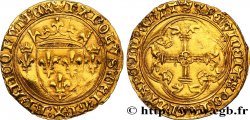 CHARLES VII LE VICTORIEUX Écu d or à la couronne ou écu neuf 28/01/1436 Toulouse