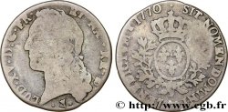 LOUIS XV  THE WELL-BELOVED  Cinquième d’écu aux branches d’olivier, tête ceinte d’un bandeau 1770 Pau VG