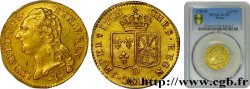 LOUIS XVI Louis d or aux écus accolés 1785 Lyon AU55