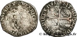 HENRI IV LE GRAND Douzain aux deux H, 2e type 1593 Saint-Lô