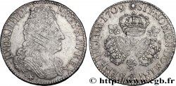 LOUIS XIV LE GRAND OU LE ROI SOLEIL Écu aux trois couronnes, buste de l’écu dit “aux huit L” 1709 Bayonne