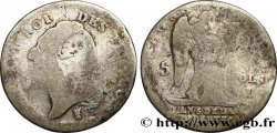 LOUIS XVI 15 sols dit au génie , type FRANÇOIS 1793 Limoges