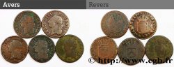 LOUIS XVI Sols dits à l écu , lot de 5 ex. n.d. Ateliers divers