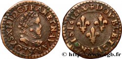LOUIS XIII Double tournois 1612 Aix-en-Provence