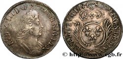 LOUIS XIV THE SUN KING Demi-écu aux palmes 1694 Lille