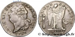 LOUIS XVI Écu dit au génie , type FRANÇOIS 1792 Orléans