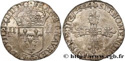 LOUIS XIV LE GRAND OU LE ROI SOLEIL Quart d écu, titulature côté écu 1644 Poitiers