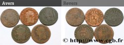 LOUIS XVI Sols dits à l écu , lot de 5 ex. n.d. Ateliers divers