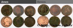 LOUIS XVI Sols dits à l écu , lot de 6 ex. n.d. Ateliers divers