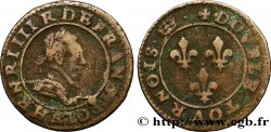 HENRI III Double tournois, 1er type de Paris n.d. Paris, Moulin des Étuves