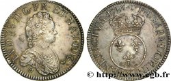 LOUIS XV DIT LE BIEN AIMÉ Écu dit vertugadin 1716 Bourges
