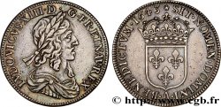 LOUIS XIII LE JUSTE Demi-écu, buste drapé et cuirassé (2e buste de Jean Warin) 1643 Paris, Monnaie de Matignon