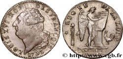 LOUIS XVI Écu dit au génie , type FRANÇOIS 1793 Orléans