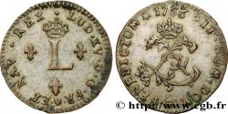 LOUIS XV DIT LE BIEN AIMÉ Double sol de billon 1756 Strasbourg