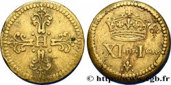 HENRI III Poids monétaire pour le franc de forme circulaire n.d.  TTB