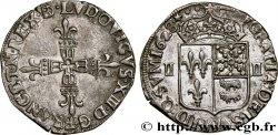 LOUIS XIII LE JUSTE Quart d écu de Béarn 1628 Morlaàs