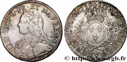 LOUIS XV DIT LE BIEN AIMÉ Écu aux branches d olivier, buste habillé 1739 Troyes