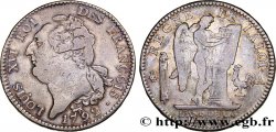 LOUIS XVI (MONARQUE CONSTITUTIONNEL) Écu dit au génie , type FRANÇOIS 1792 Paris