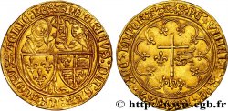 HENRY VI DE LANCASTRE - ROI DE FRANCE (1422-1453) - ROI D ANGLETERRE (1422-1461) et (1470-1471) Salut d or n.d. Rouen