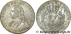 LOUIS XV DIT LE BIEN AIMÉ Écu aux branches d olivier, buste habillé 1733 Aix-en-Provence