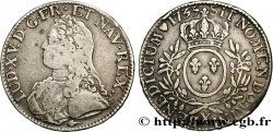 LOUIS XV DIT LE BIEN AIMÉ Écu aux branches d olivier, buste habillé 1735 Amiens