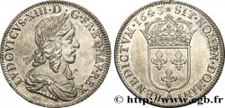 LOUIS XIII LE JUSTE Demi-écu, buste drapé et cuirassé (2e buste de Jean Warin) 1643 Paris, Monnaie de Matignon SUP