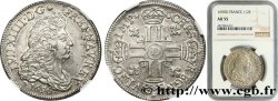 LOUIS XIV THE SUN KING Demi-écu aux huit L, 1er type 1690 Lyon
