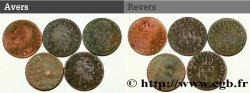 LOUIS XVI Demi-sol dit “à l écu”, lot de 5 ex. n.d. Ateliers divers
