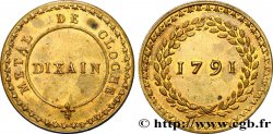 CONFIANCE (MONNAIES DE...) Dixain de Rochon 1791 Lyon TTB+/SUP