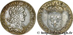 LOUIS XIII Quart d écu d argent, 2e type, 1er poinçon de Warin 1642 Paris, Monnaie du Louvre
