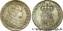 LOUIS XV DIT LE BIEN AIMÉ Écu dit  de France-Navarre  1718 Paris SUP/SPL