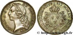 LOUIS XV DIT LE BIEN AIMÉ Écu aux branches d’olivier, tête ceinte d’un bandeau 1758 Paris SUP/SPL