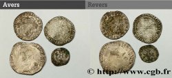 LOTS Lot de 4 monnaies royales en argent n.d. s.l.