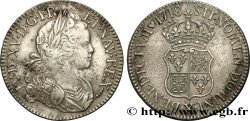 LOUIS XV DIT LE BIEN AIMÉ Écu dit  de France-Navarre  1718 Amiens TTB/TTB+