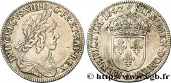 LOUIS XIII Quart d écu, buste drapé et cuirassé (2e buste de Jean Warin) 1642 Paris, Monnaie de Matignon