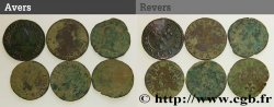 LOUIS XIII LE JUSTE Lot de 6 doubles tournois n.d. s.l.