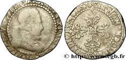 HENRI III Demi-franc au col plat 1578 Rouen