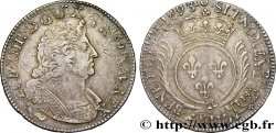 LOUIS XIV THE SUN KING Écu aux palmes 1693 Rouen