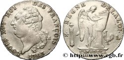 LOUIS XVI (MONARQUE CONSTITUTIONNEL)  Écu dit  au génie , type FRANÇOIS 1793 Bayonne TTB/TTB+